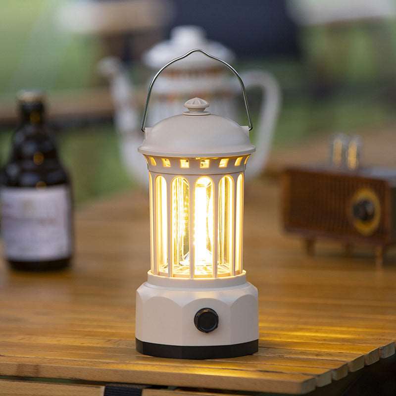 400 Lumens NEW Retro Camping Lights; Atmosphere Tent Lights COB Battery Lighting Hanging Lights; Outdoor Camping Accessories Doba